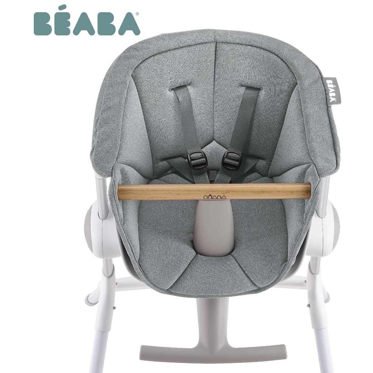 Beaba Up & Down 舒適高腳餐椅坐墊 (灰色/防水/易清潔)